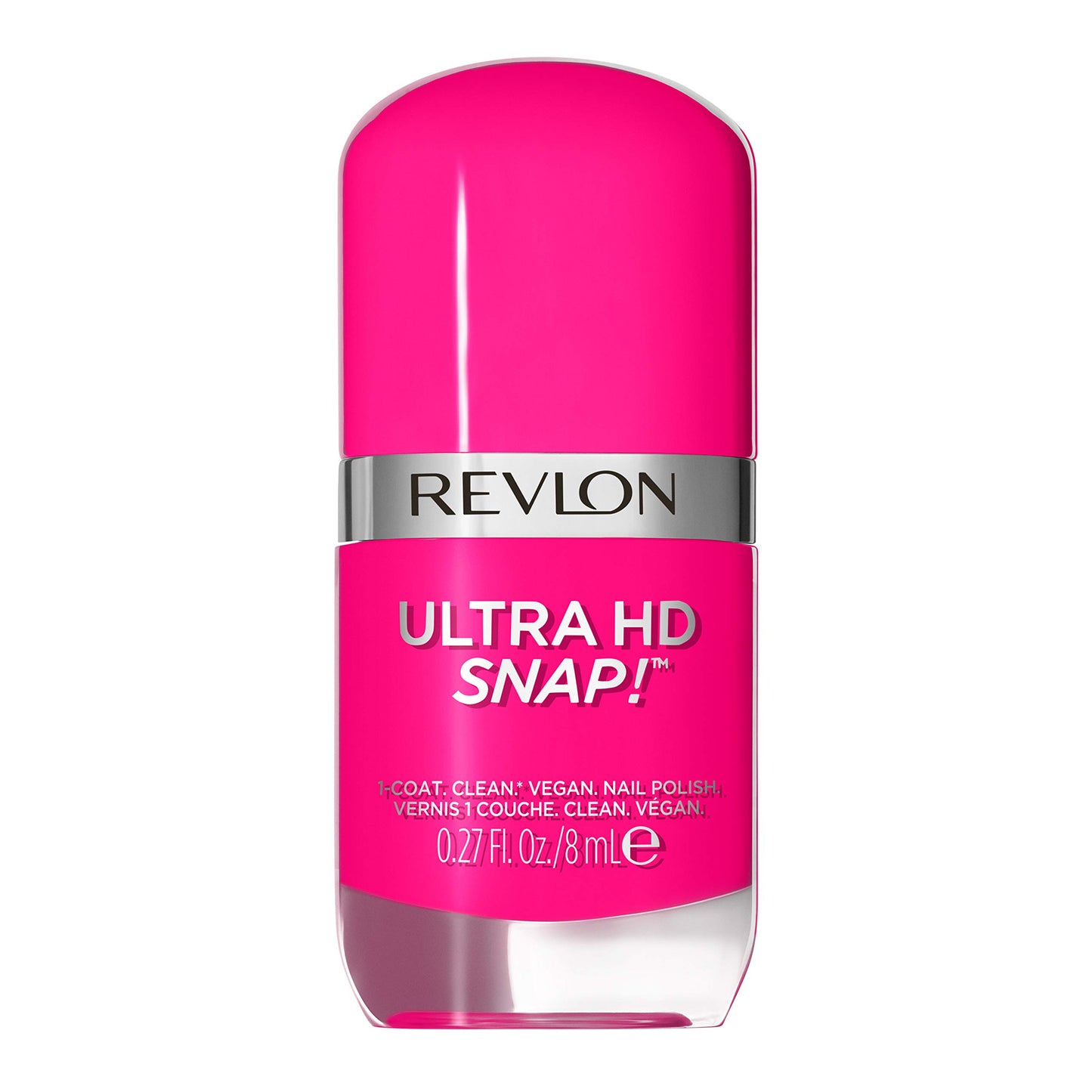 REVLON Ultra HD Snap Nail Color, Natural Rich Glossy Polish, 100% Vegan Formula, No Base or Top Coat Needed, 028 Rule the World, 0.27 fl oz