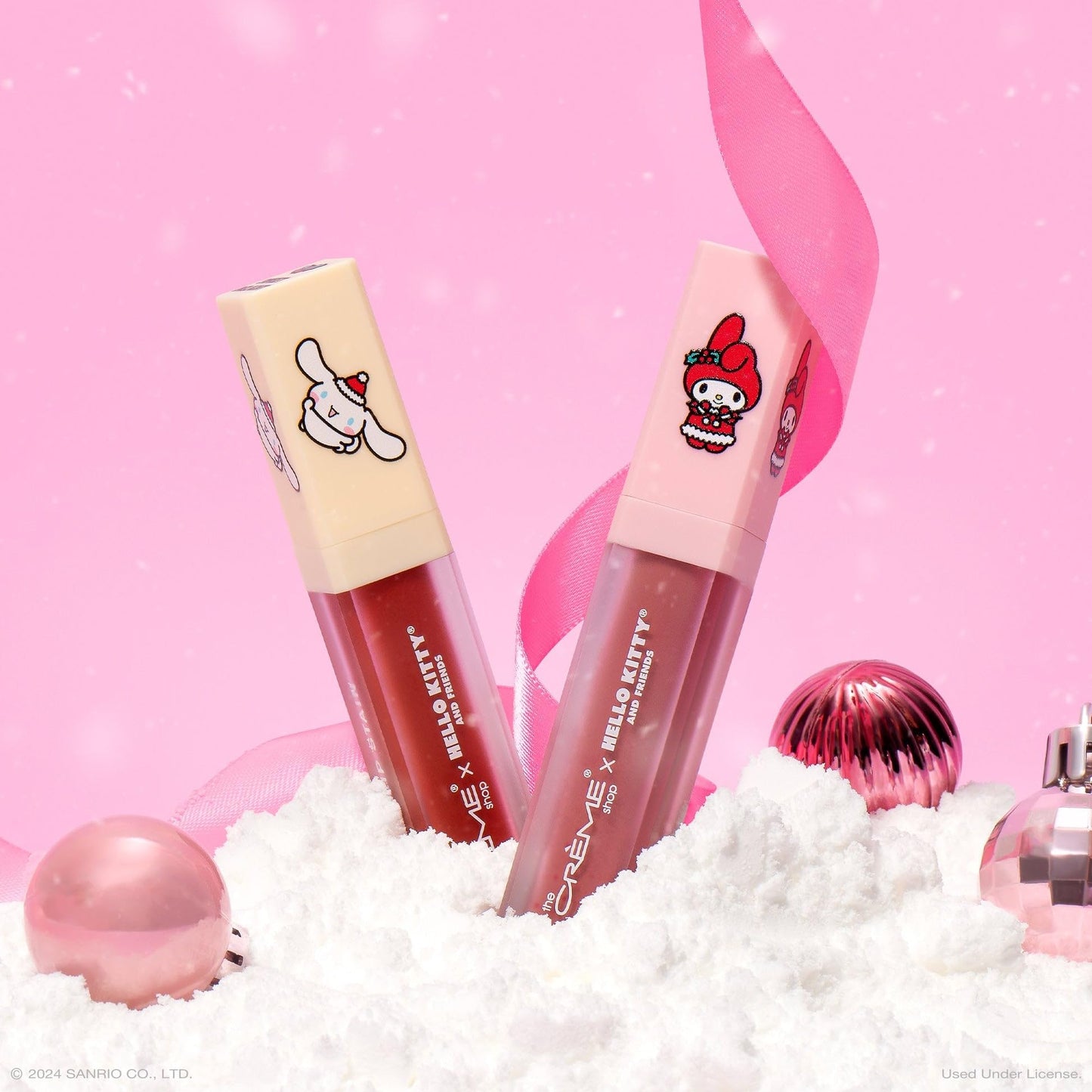 The Crème Shop x Hello Kitty & Friends Velvet Lip Stain - Lip Tint, Long Lasting Waterproof Lip Stain, Gifts for Her, Stocking Stuffers (Sweet