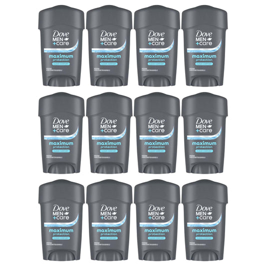 Dove Men + Care Clinical Protection Antiperspirant Deodorant Solid Clean Comfort 1.70 oz (Pack of 12) Beauty and Personal Care Dove