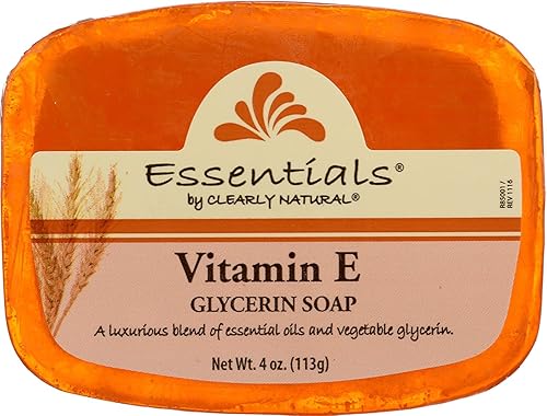 Clearly Natural Glycerine Bar Soap Vitamin E - 4 oz, 12 pack
