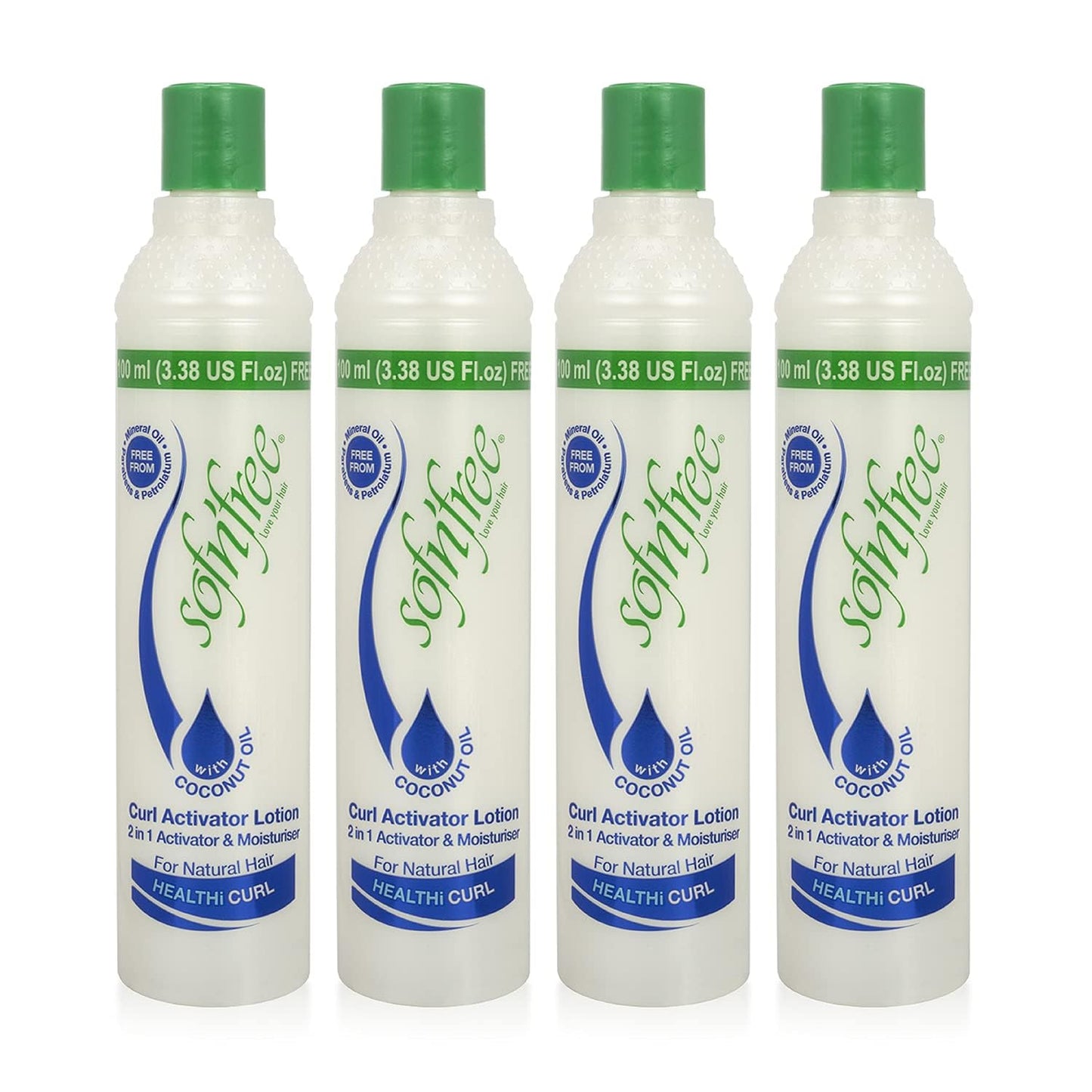 Sofn’Free Moisturizer & Curl Activator Lotion - Curl Defining Formula for Multicultural Curls, Soft Waves, Shine, Frizz Control for Natural Textures