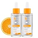 Global Beauty Care Vitamin C Facial Serum - Facial Treatment Serum with Hyaluronic Acid for Uneven Tone & Radiance Appearance Support, Fast Absorbing