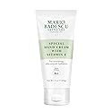 Mario Badescu Unscented Hand Cream with Vitamin E for Men and Women, Non-Greasy, Light and Fast-Absorbing Hand Cream for Dry Cracked Hands, Ideal