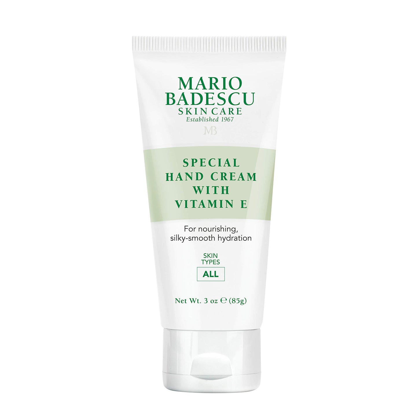 Mario Badescu Unscented Hand Cream with Vitamin E for Men and Women, Non-Greasy, Light and Fast-Absorbing Hand Cream for Dry Cracked Hands, Ideal