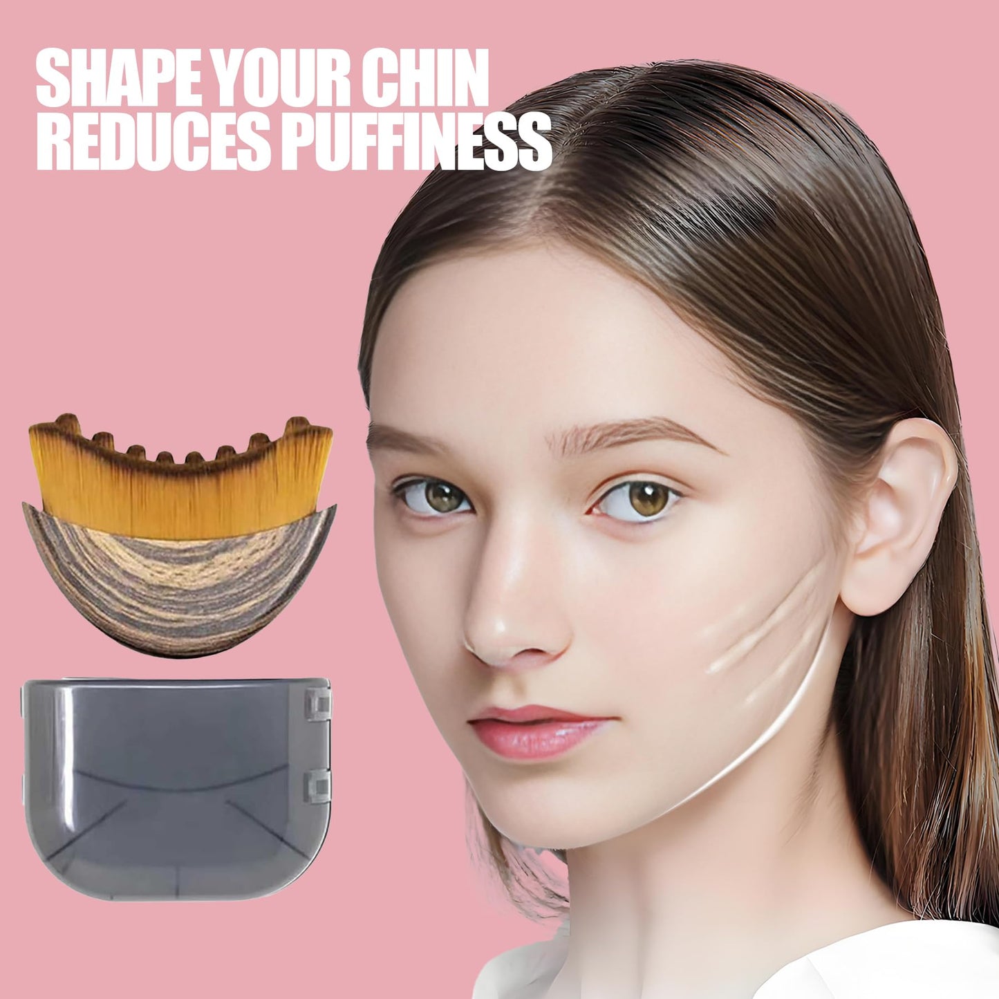 Lymphatic Contour Face Brush Lymphatic Drainage Massager Double Chin Reducer Lymphatic Drainage Brush for Face,Ergonomically Designed to Fit The Skin Beauty and Personal Care ZAZKHC