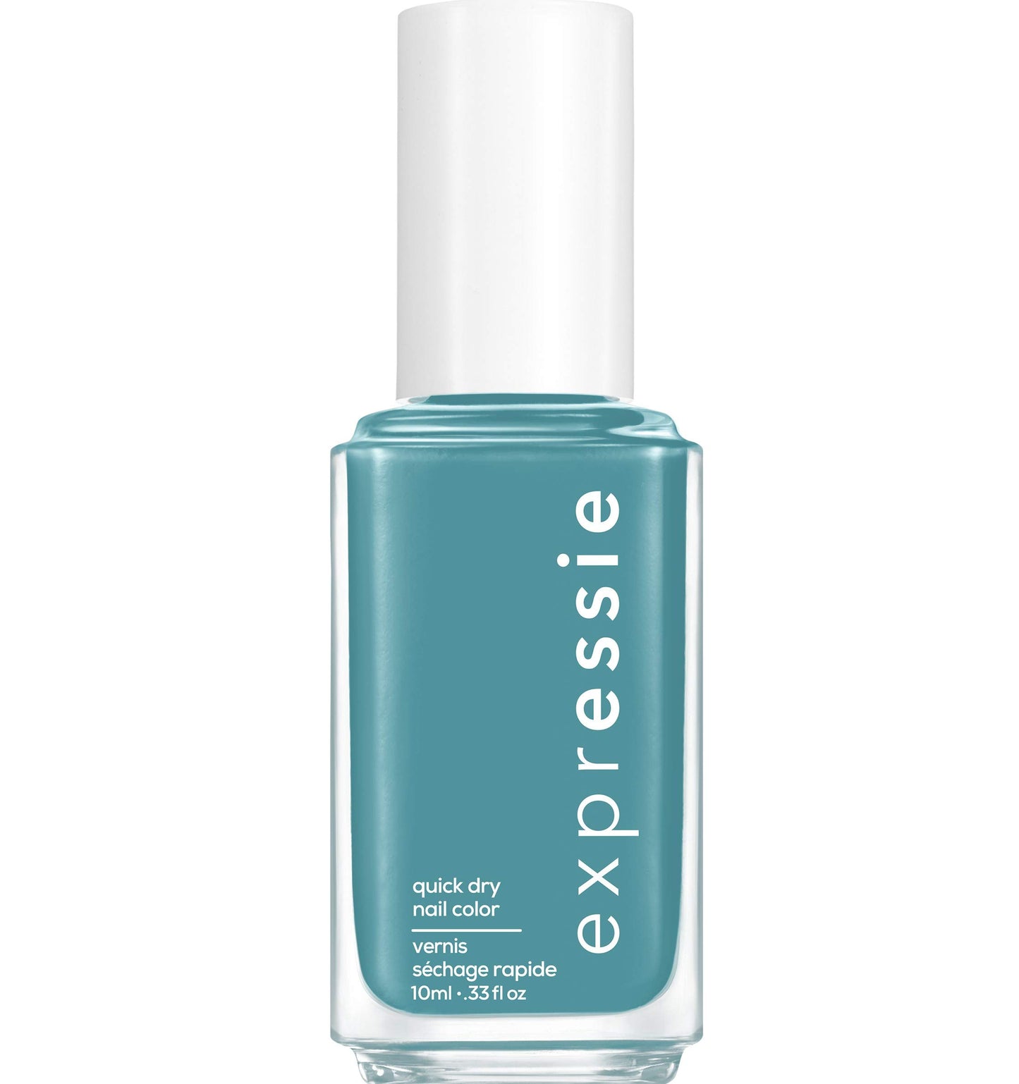 essie Expressie Nail Polish, Quick-Dry Midtone Teal Nail Polish, Vegan, Up Up & Away Message, 0.33 fl oz Beauty & Personal Care essie
