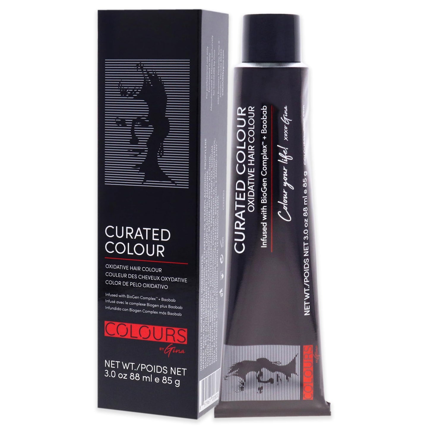 Colours By Gina Curated Colour - 4.77-4W Deep Warm Brown by Colours By Gina for Unisex - 3 oz Hair Color