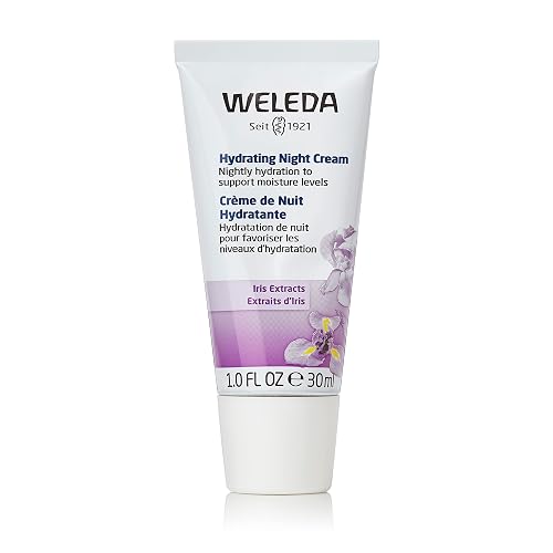Weleda Hydrating Night Face Cream, 1 Fluid Ounce, Plant Rich Moisturizer with Iris Root, Calendula and Chamomile