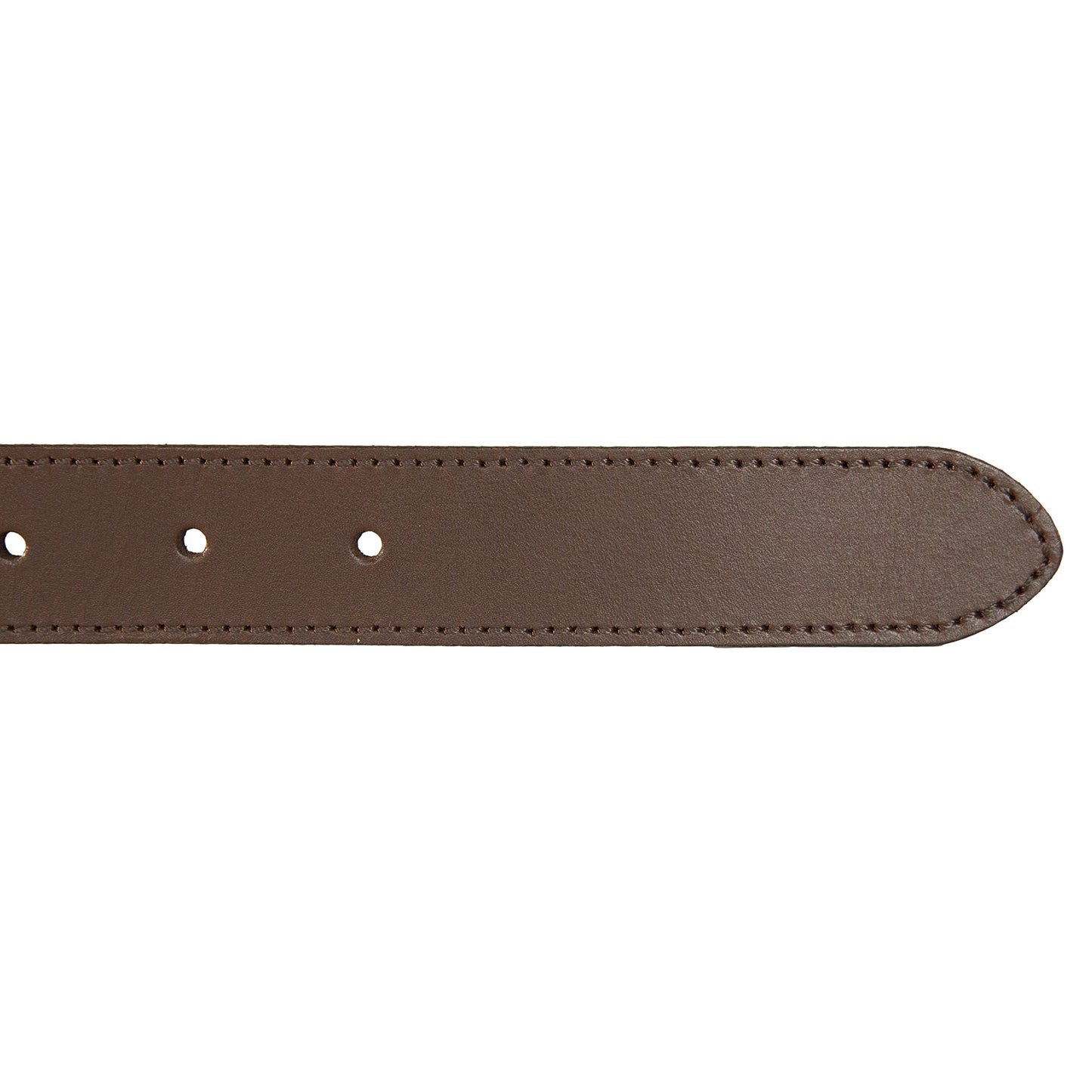Lucky Brand Women Bold Fashion Statement Belts, Leather Double Ring-Brown, L (31-33"), Large