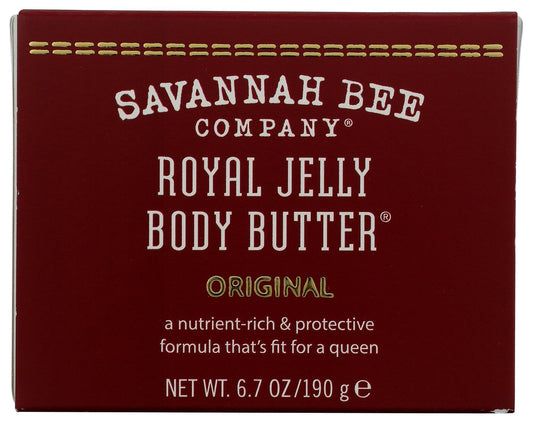 Savannah Bee Company Royal Jelly Body Butter - Deep Hydrating Body Butter - Original