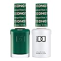 DND Gel Polish Set, Green Collection, UV/LED Gel Polish and Air Dry Nail Lacquer, Matching Chip-Free Polish Duo, 735 Cosmopolitan, 0.5 Fl Oz