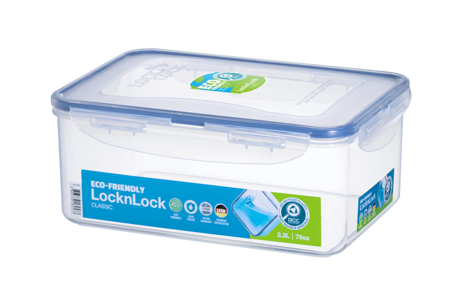 LOCK & LOCK Rectangular Food Container, Tall, 9.6-Cup, 78-Fluid Ounces