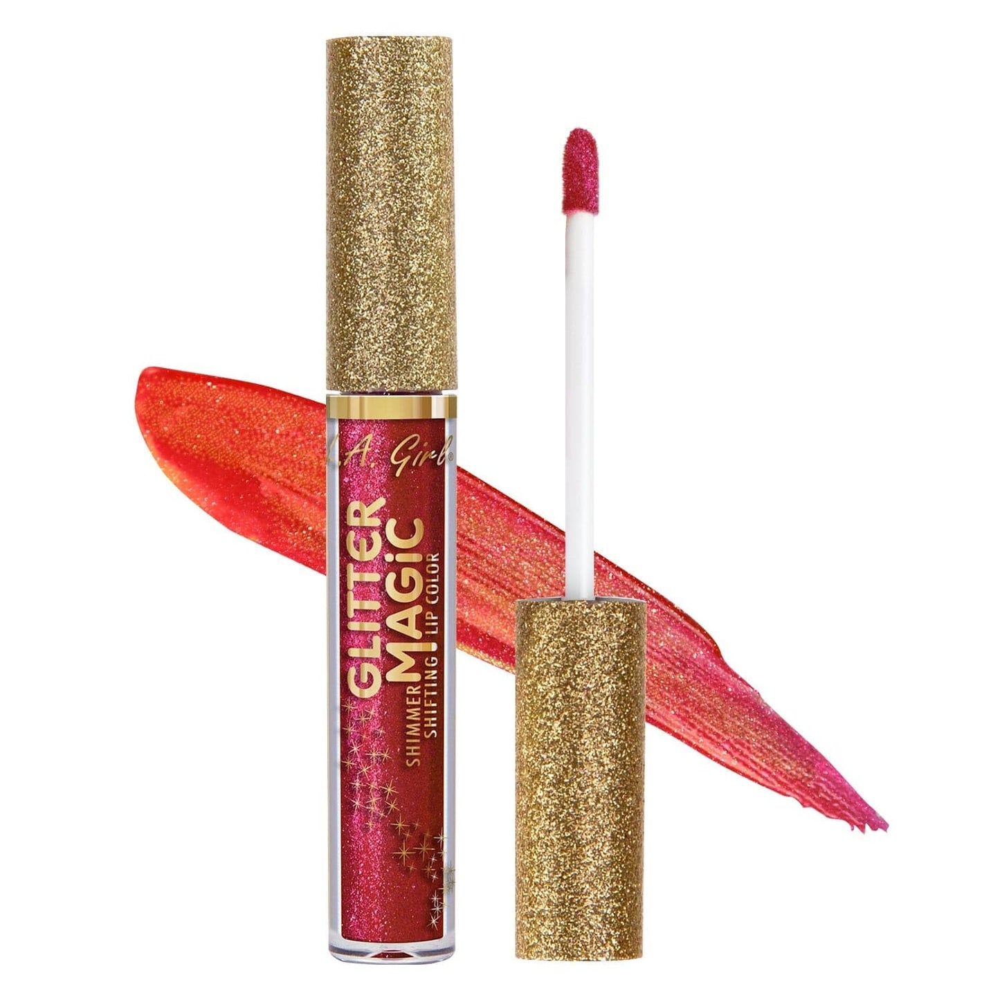 L.A. Girl Glitter Magic Lip Color, Ravishing GLC894