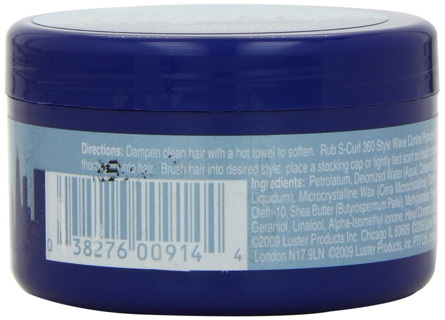 360 Luster's Style Wave Control Pomade, 3 Ounce (Pack of 3)