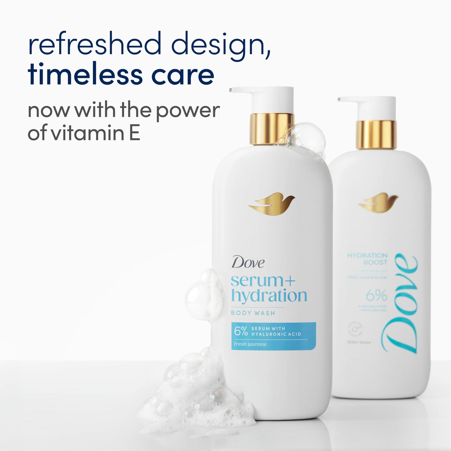 Dove Body Wash Hydration Boost Actively drenches dry skin 6% hydration serum with hyaluronic 18.5 oz Beauty & Personal Care Dove