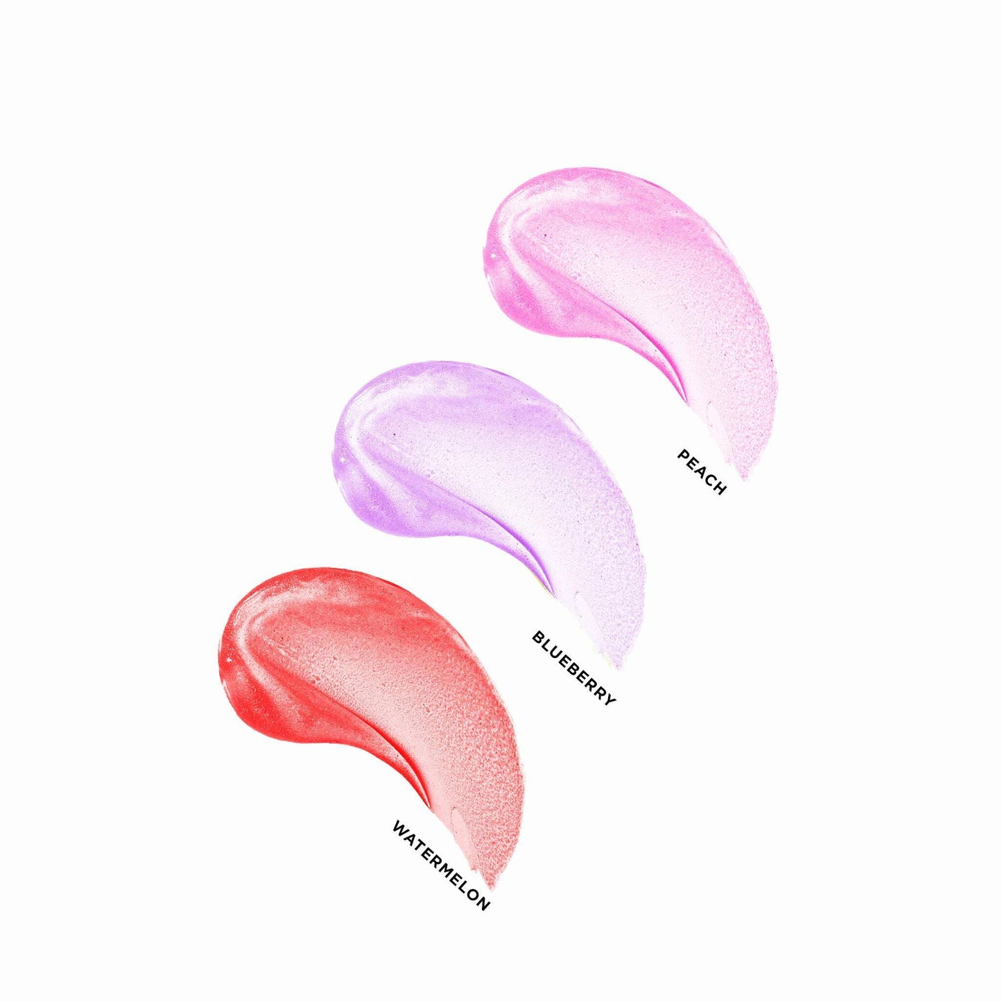 NICKA K NEW YORK Summer Splash Fruity Lip Gloss Set - Watermelon, Blueberry & Peach - Hydrating, Non-Sticky, Long-Lasting Shine (MLGFR2 Summer Splash)