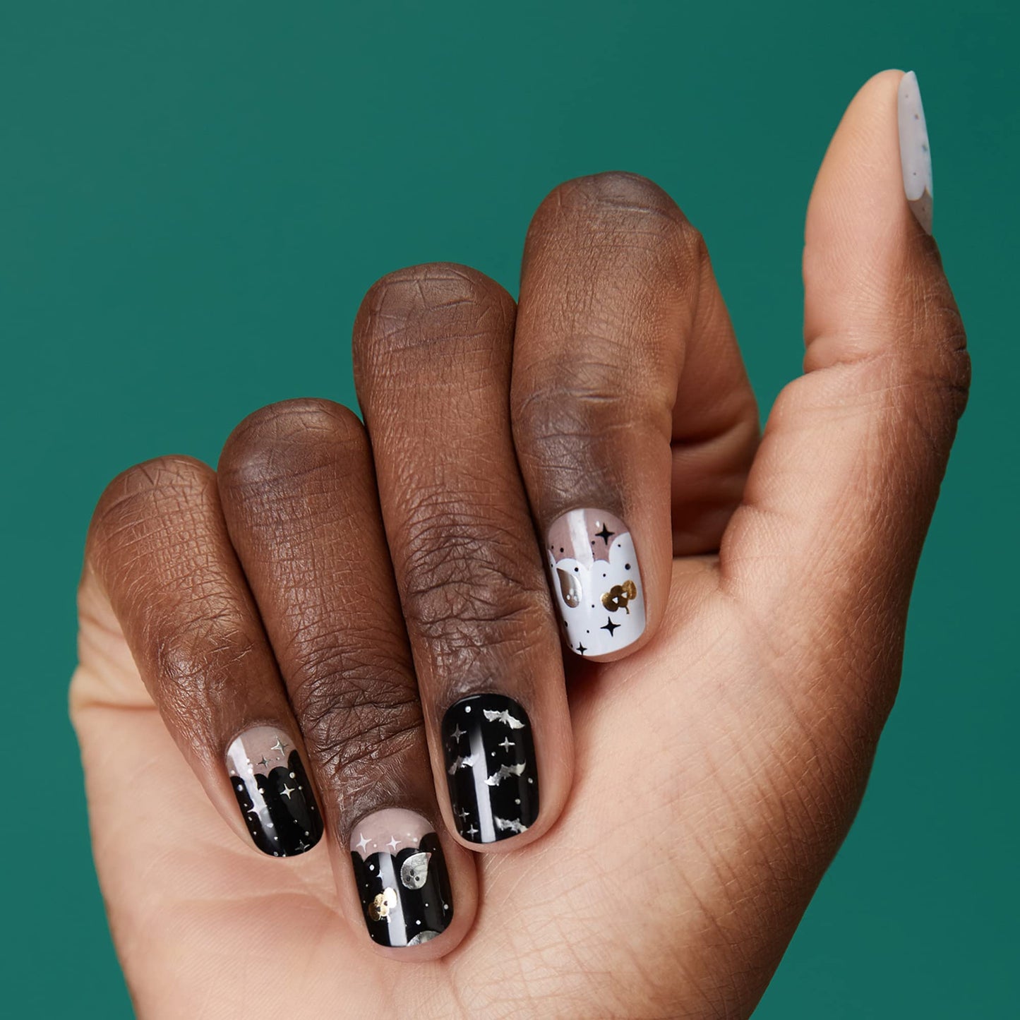 Dashing Diva Gloss Halloween Nail Strips - Spell on You | UV Free, Long Lasting, Cute Gel Stickers | 32 Wraps, Prep Pad, File Included Beauty & Personal Care Dashing Diva