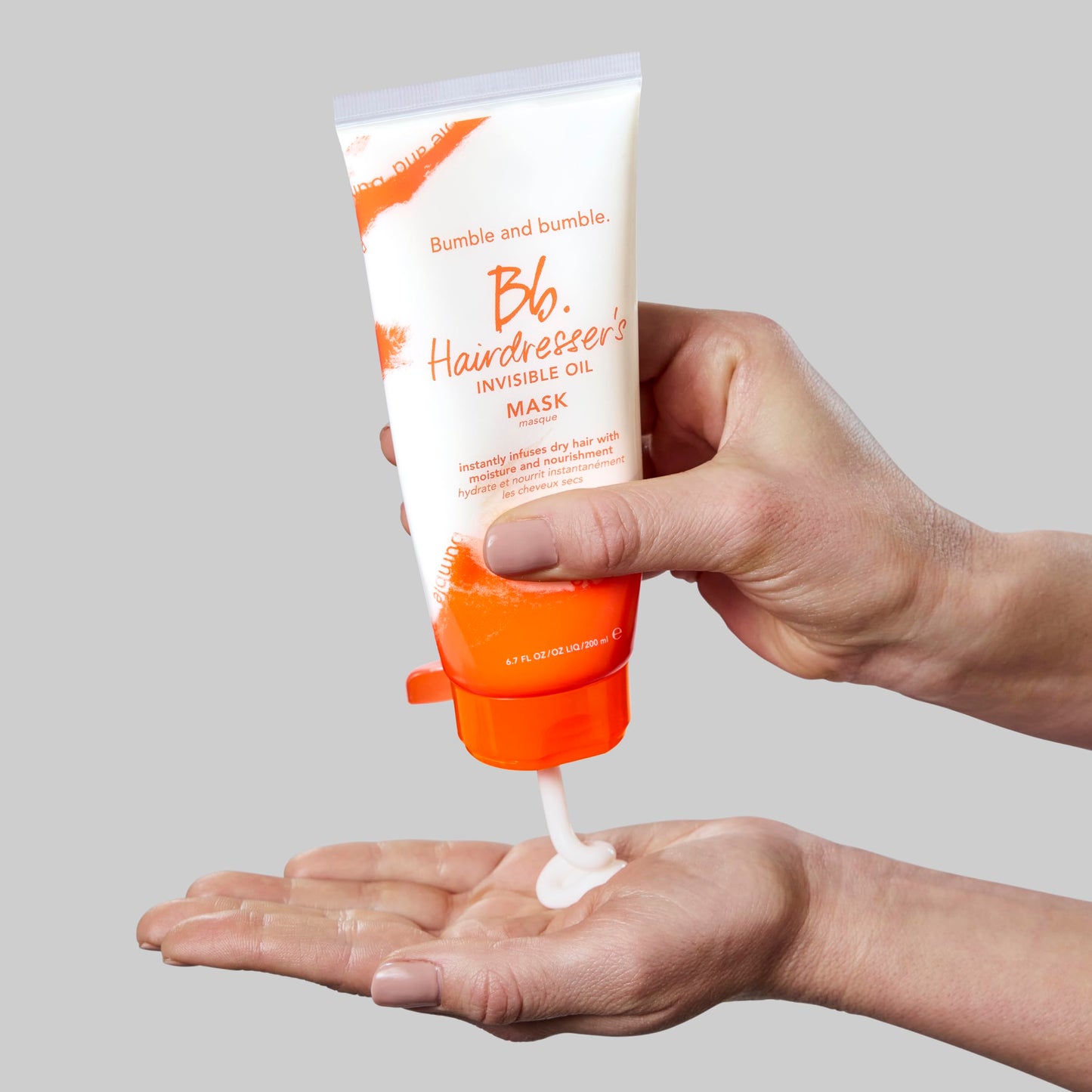 Bumble and bumble. Hairdresser's Invisible Oil Hydrating Hair Mask | Hydrating, Anti Frizz, Color Safe | Curly, Wavy, Straight | With Argan, Coconut