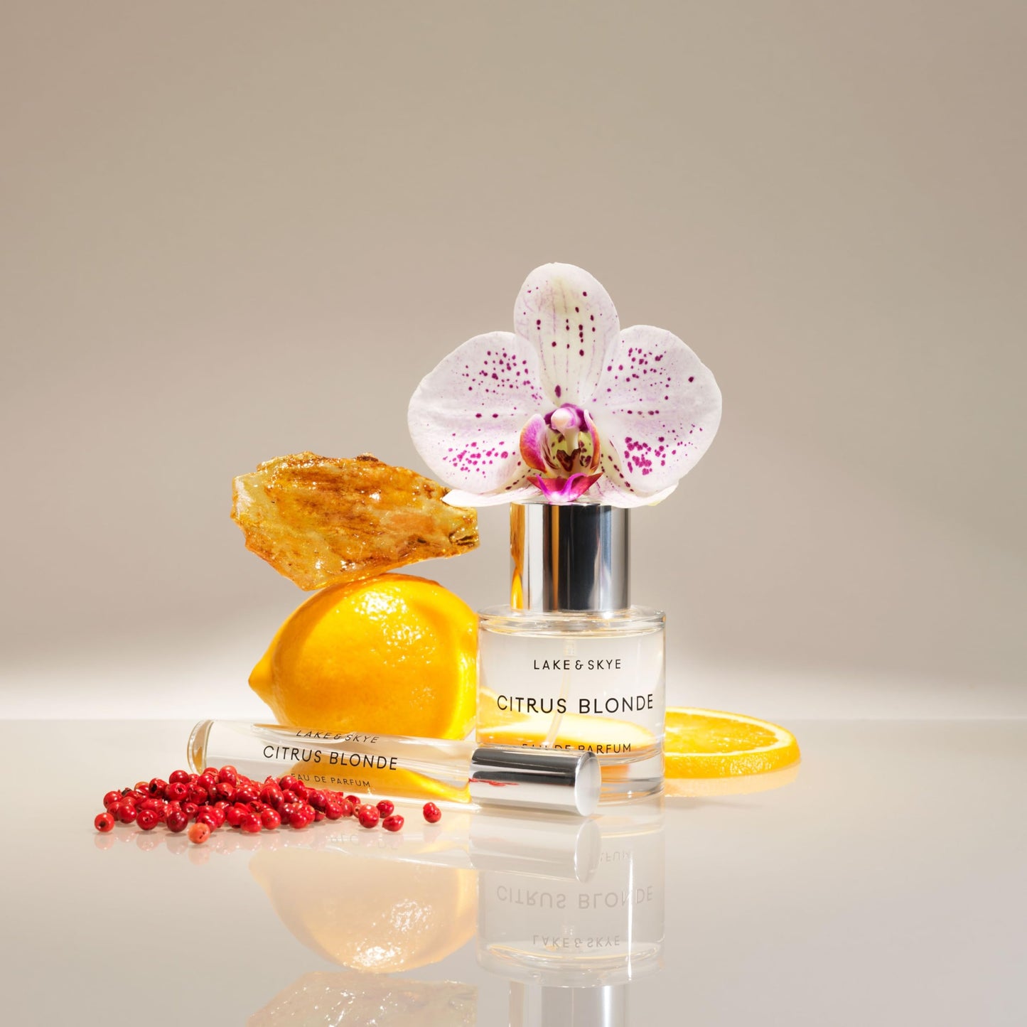Lake & Skye Citrus Blonde 50mL Eau de Parfum - Long Lasting - Bergamont, Cedarwood, Floral, Fruity, Vegan, Paraben-Free, Cruelty-Free