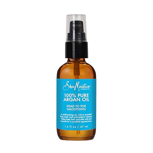 Sheamoisture Multi-Tasking Oil for Smooth Hair and Skin 100% Pure Argan Oil Head-to-Toe Formula 1.6 Fl Oz