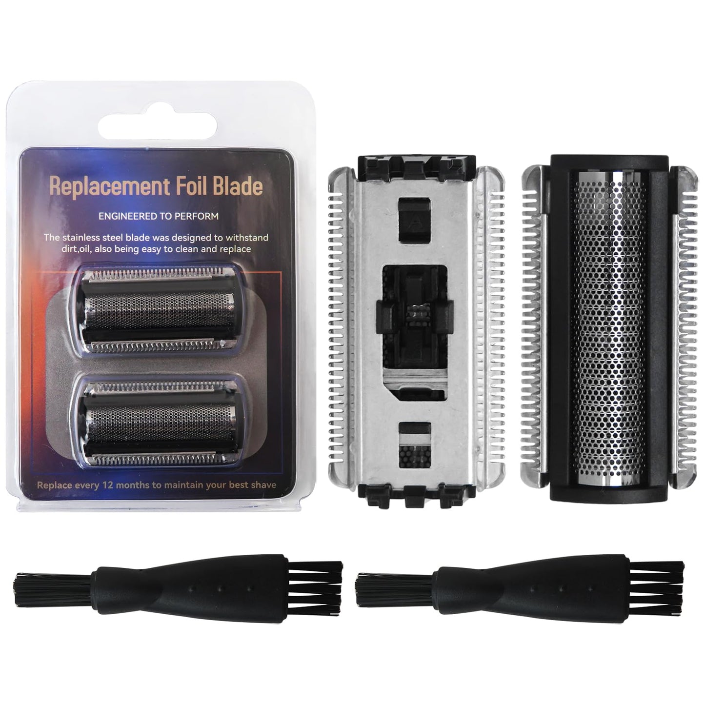 Hair Trimmer Foil Blades Kit For MANSCAPED The Lawn Mower 5.0 Ultra, Body Hair Clipper Replacement Head Blades Part, 2 Pack Beauty and Personal Care USonline911