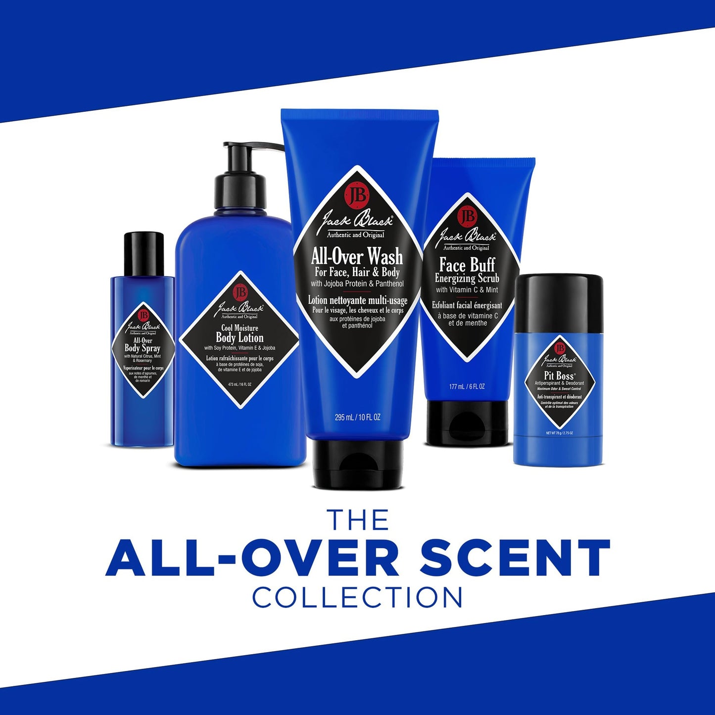 Jack Black Cool Moisture Body Lotion - Mens Lotion for Dry Skin, Mens Body Lotion, 16 Fl Oz