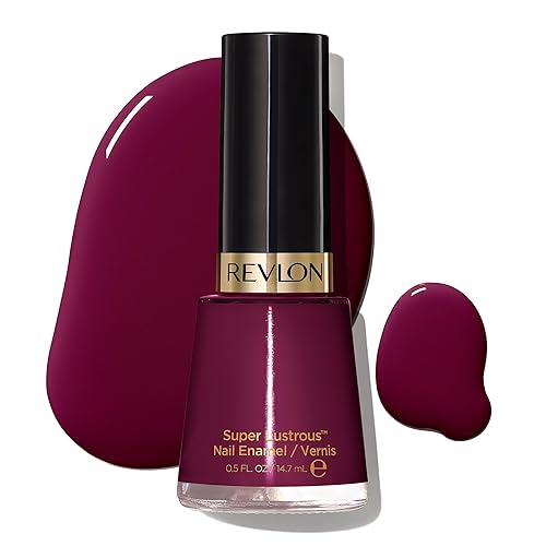 Revlon Super Lustrous Nail Polish, Chip-Resistant & Longwear Formula, High Shine Finish, 570 Vixen, 0.5 fl oz