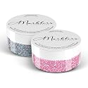 MARBLERS Twinkle Face & Body Glitter Duo [Holo Fairy Powder & Flamingo] 0.36oz (10g) | Non-Toxic | Cruelty-Free | Eyeshadow, Nail Polish, Nail Art |