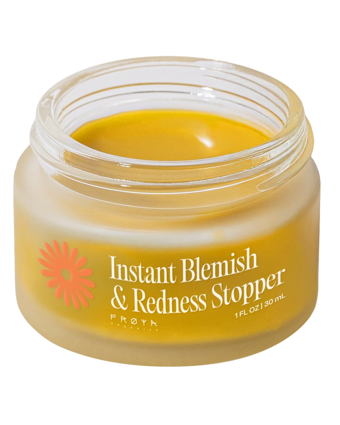 FRØYA Organics | Blemish Control & Redness Relief Balm | Helps Clear Breakouts & Restore Oil Balance | Calendula & Lavender Cleanse Pores | Reduce