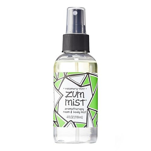 Indigo Wild Zum Mist Room & Body Spray - Aromatherapy Essential Oil Spray - Natural Body Mist & Room Spray - Rosemary-Mint Scent - 4 fl oz