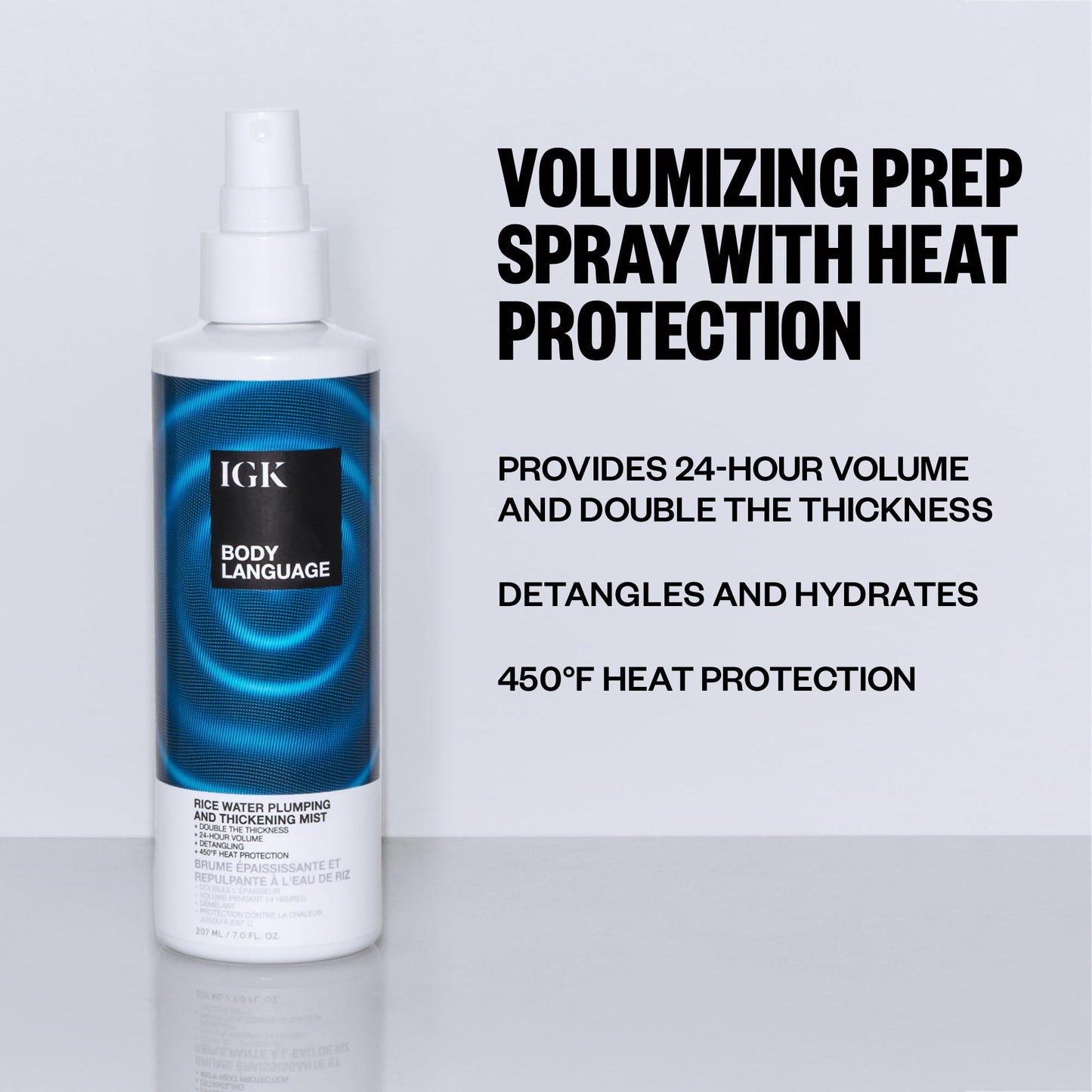 IGK Body Language Rice Water Plumping & Thickening Mist