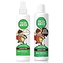 Fresh Monster Hair Detangler Spray & 2-in-1 Shampoo & Conditioner, Coconut, Toxin-Free, Hypoallergenic & Natural (8.5 oz each)