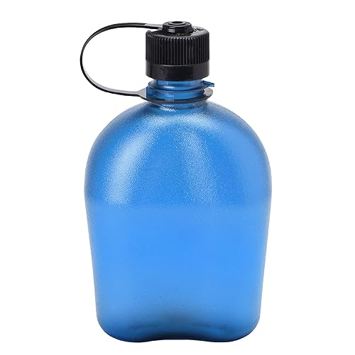 Nalgene Sustain Tritan BPA-Free Oasis Water Bottle Made with Material Derived from 50% Plastic Waste (Using ISCC Certified Mass Balance), 32 OZ, Blue