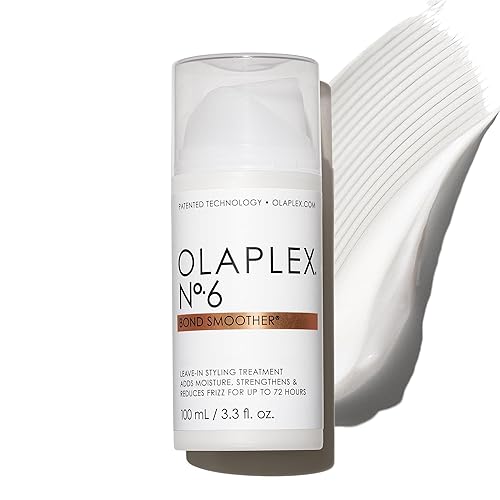 Olaplex Nº. 6 Bond Smoother: Leave-In Styling Treatment | Smooths, Conditions, & Strengthens | Frizz Control for Up to 72 Hours | For Coily, Curly