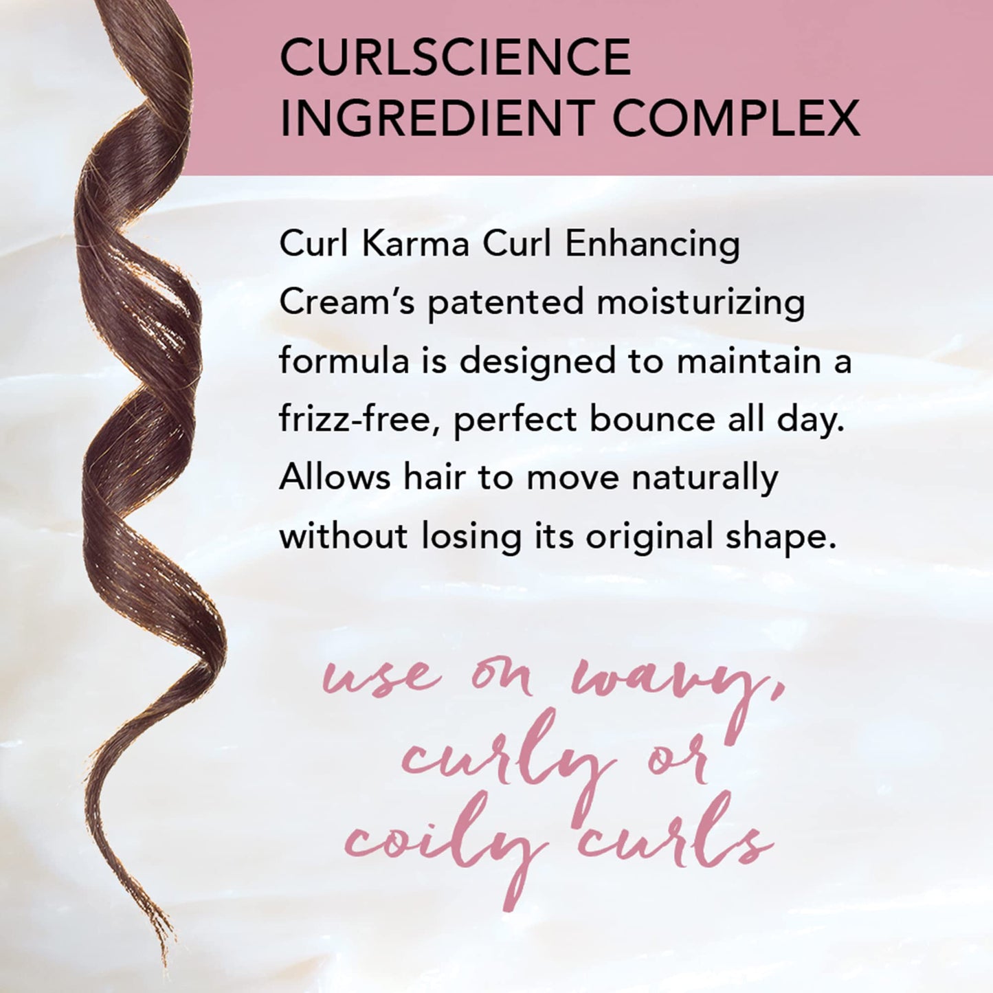Brocato Curl Karma, Curl Enhancing Cream, 6 Fl Oz | Defining & Moisturizing Crème | Fights Frizz, Adds Bounce & Shape | All Day Control