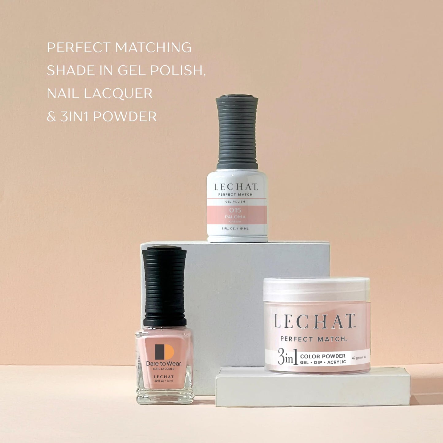 LeChat Perfect Match Gel Polish, Royal Red, 0.5 Fl Oz (PMS06)