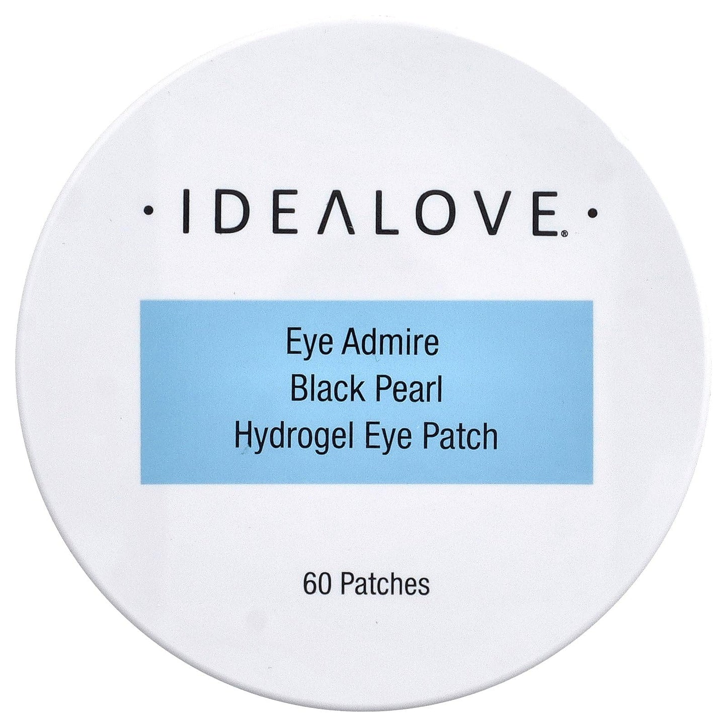 Black Pearl Hydrogel Eye Patches by Idealove - Anti-Aging Beauty Eye Patches to Help Hydrate Skin - With Pearl Extract, Hyaluronic Acid