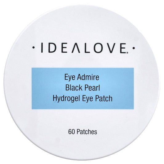Black Pearl Hydrogel Eye Patches by Idealove - Anti-Aging Beauty Eye Patches to Help Hydrate Skin - With Pearl Extract, Hyaluronic Acid