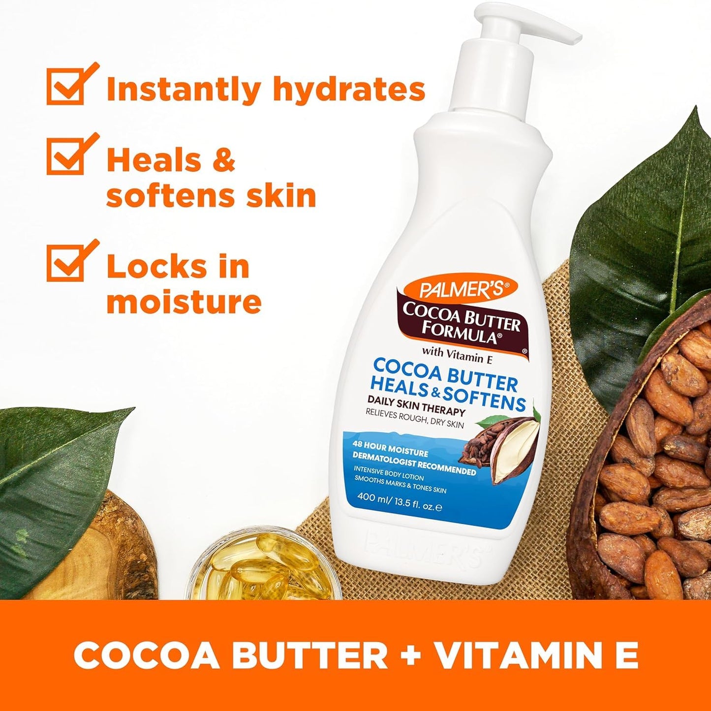 Palmer's Cocoa Butter Lotion 13.5oz Pump (3 Pack)