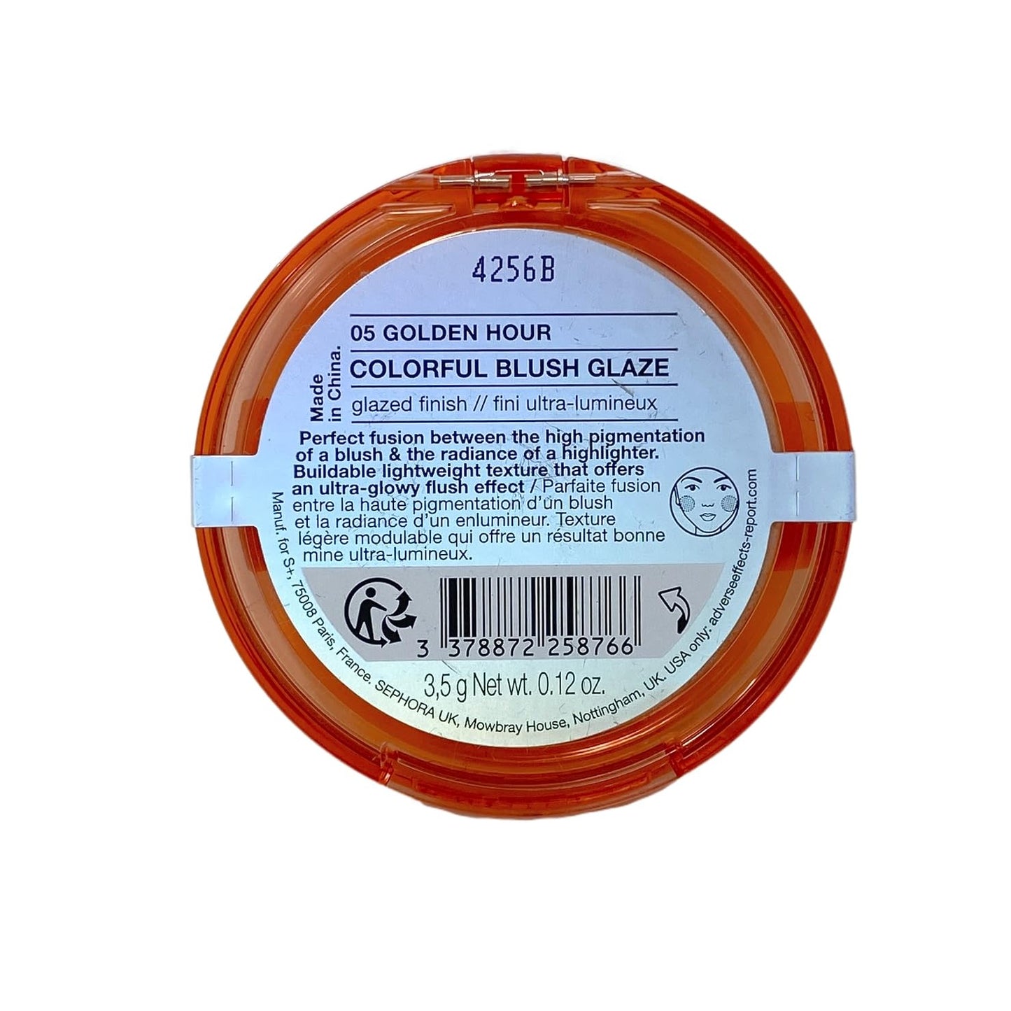 Sephora Collection Colorful Blush Glaze - 05 Golden Hour - 3.5 g / 0.12 Oz