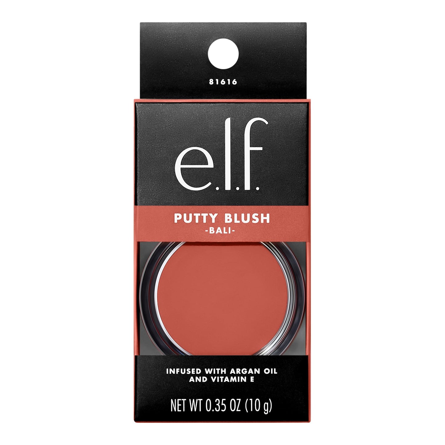 e.l.f. Putty Blush, Creamy & High-Pigment Formula For A Natural Glow, Delivers A Semi-Matte & Powder Finish, Vegan & Cruelty-Free, Bali