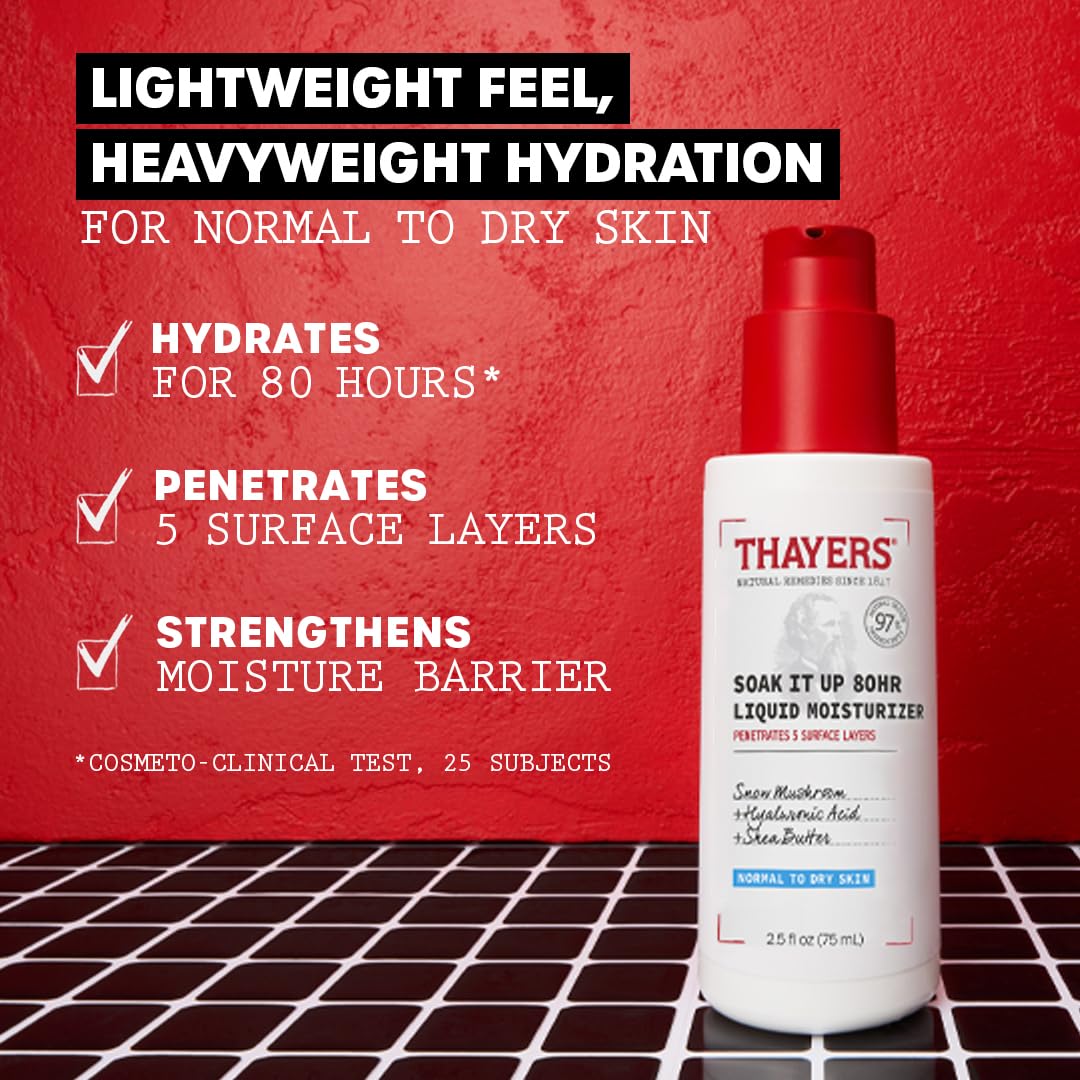 THAYERS Soak It Up Moisturizer, 2.5 Oz