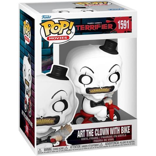 Funko POP! Movies: Terrifier - Art The Clown with Bike - Collectable Vinyl Figure - Gift Idea - Official Merchandise - for Kids & Adults - Horror…