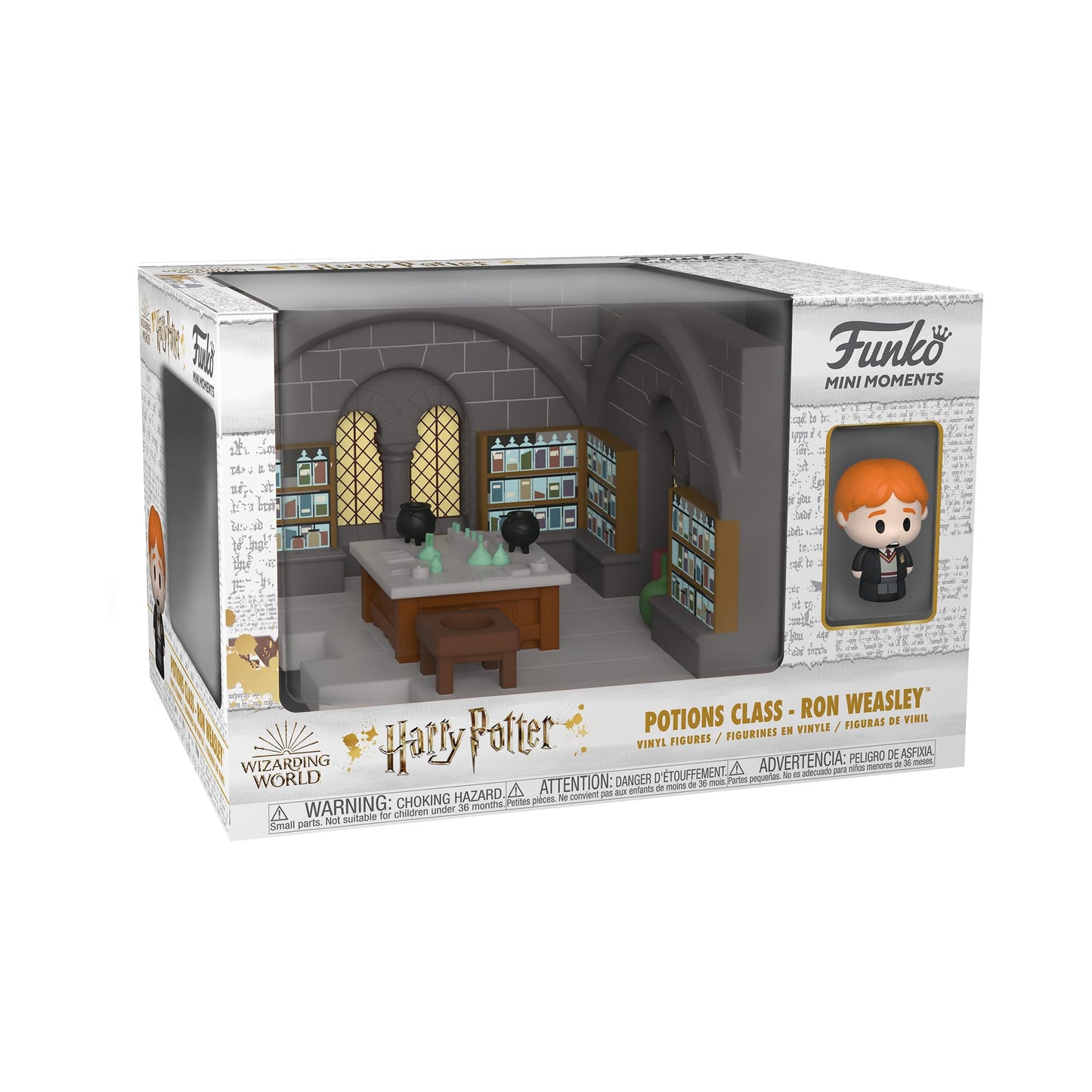 Funko POP Pop! Mini Moments: Harry Potter 20th Anniversary - Ron with Chase (Styles May Vary) Multicolor Standard
