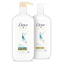 Dove Nutritive Solutions Moisturizing Shampoo and Conditioner with Pump Daily Moisture 2 Count for Dry Hair with Pro-Moisture Complex for Manageable