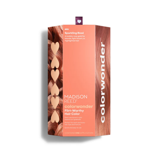 Madison Reed ColorWonder Demi-Permanent Hair Color Kit - 8RG Rose Gold (Sparkling Rosé) | Soft Rose-Gold Tone, Lasts 25 Washes, Ammonia-Free