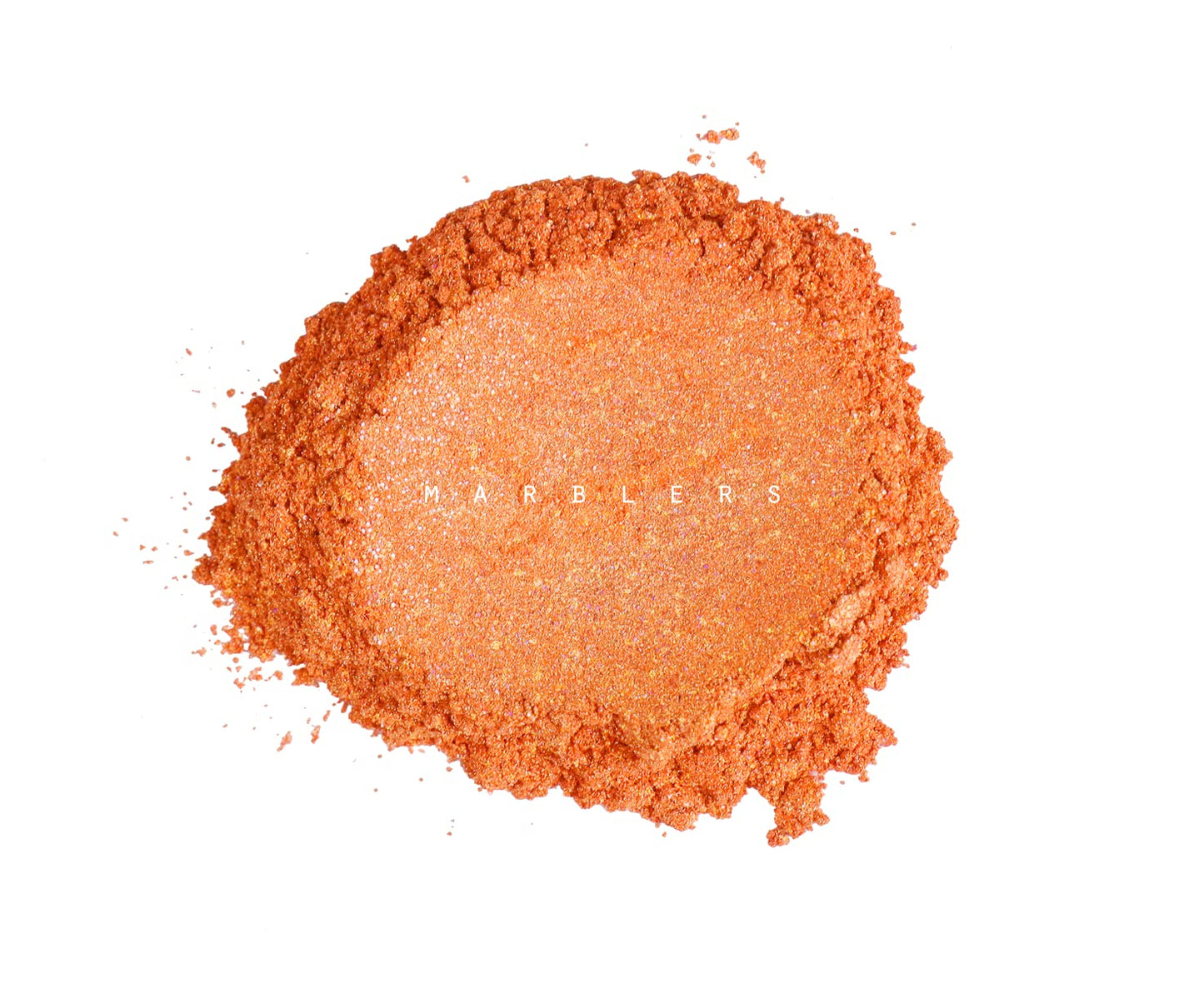 MARBLERS Glitter Mica Powder [Tangerine Jelly] 0.14oz (4g) | Glitter Mica | Highly Pigmented | Non-Toxic, Vegan, Cruelty-Free | Eyeshadow, Body