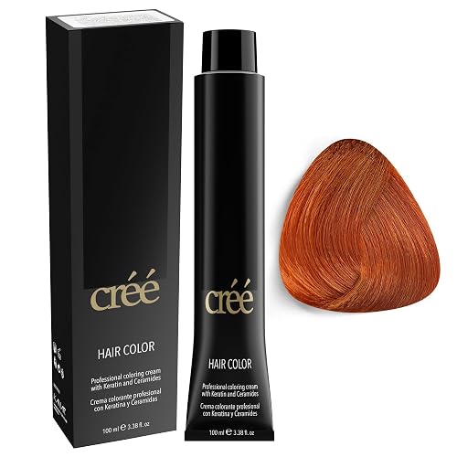 Cree Professional 8.4 - Light Copper Blond Permanent Hair Color - Long Lasting, Rich Vibrant - Gray Coverage 100ml - 3.4 fl.oz.