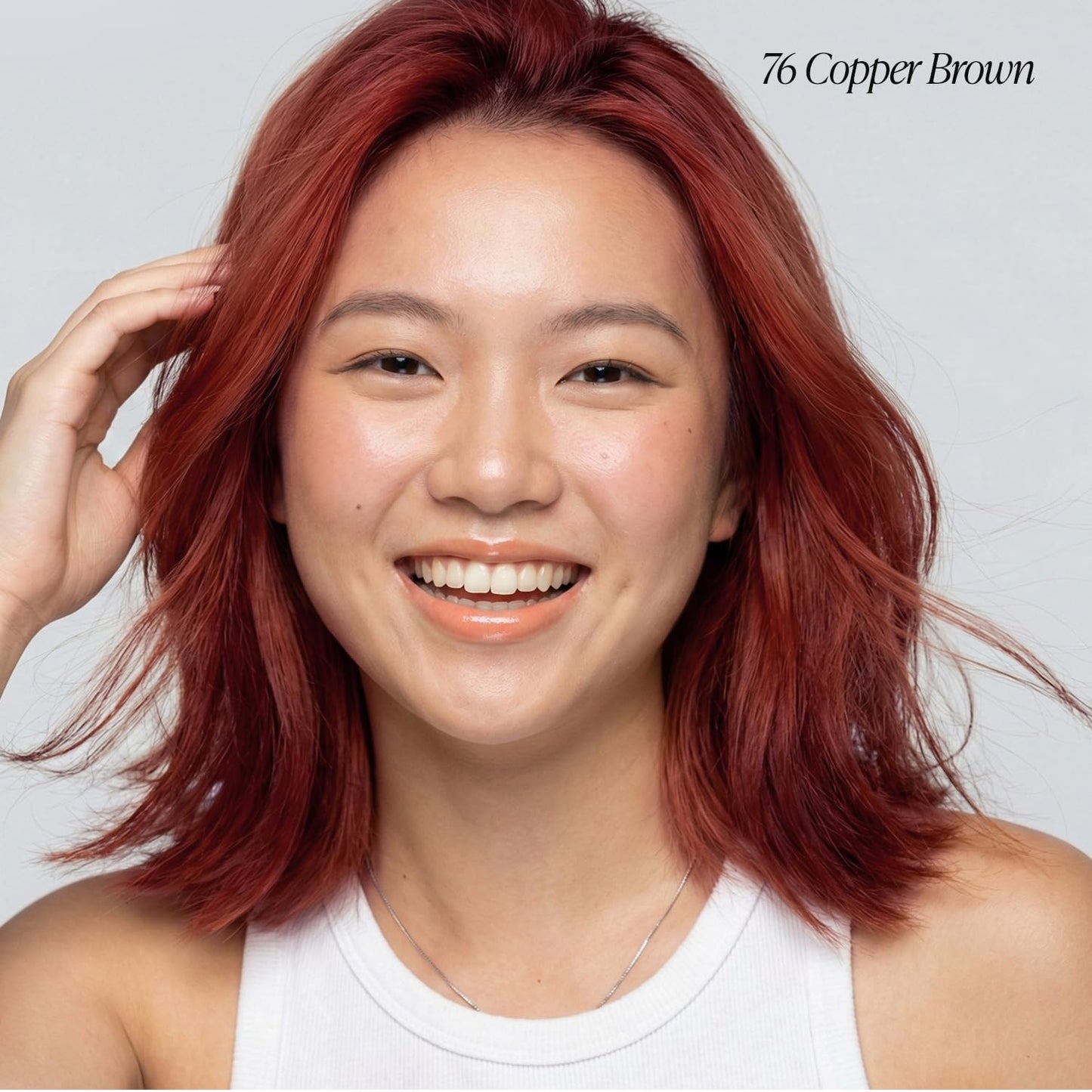 Adore Semi Permanent Hair Color (076 Copper Brown) | Vegan & Cruelty-Free Brown Hair Dye | No Ammonia, No Peroxide, No Alcohol | 4 Fl Oz