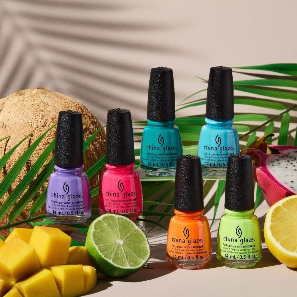 China Glaze Nail Lacquer - HAVANA NIGHTS Summer 2021 Collection Pick Color 0.5oz (1724 - Head To Moji-Toes) Beauty & Personal Care China Glaze